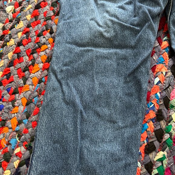 Vintage 90s Levi's 517 Blue Denim Boot Cut Jeans Men's Size 34 x 32 Distressed - Picture 14 of 16